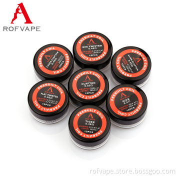 Rofvape Wholesale Risistance Wire Prebuilt coils Hot selling alien clapton coil